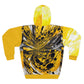 abstract yellow Pullover Hoodie (AOP) Printify