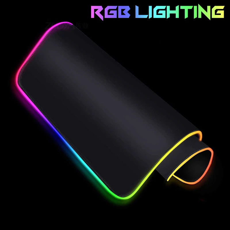 Luminous LED Lighting Mouse Pad Canvas Graffitti