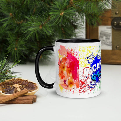 Mug with Color Inside Canvas Graffitti