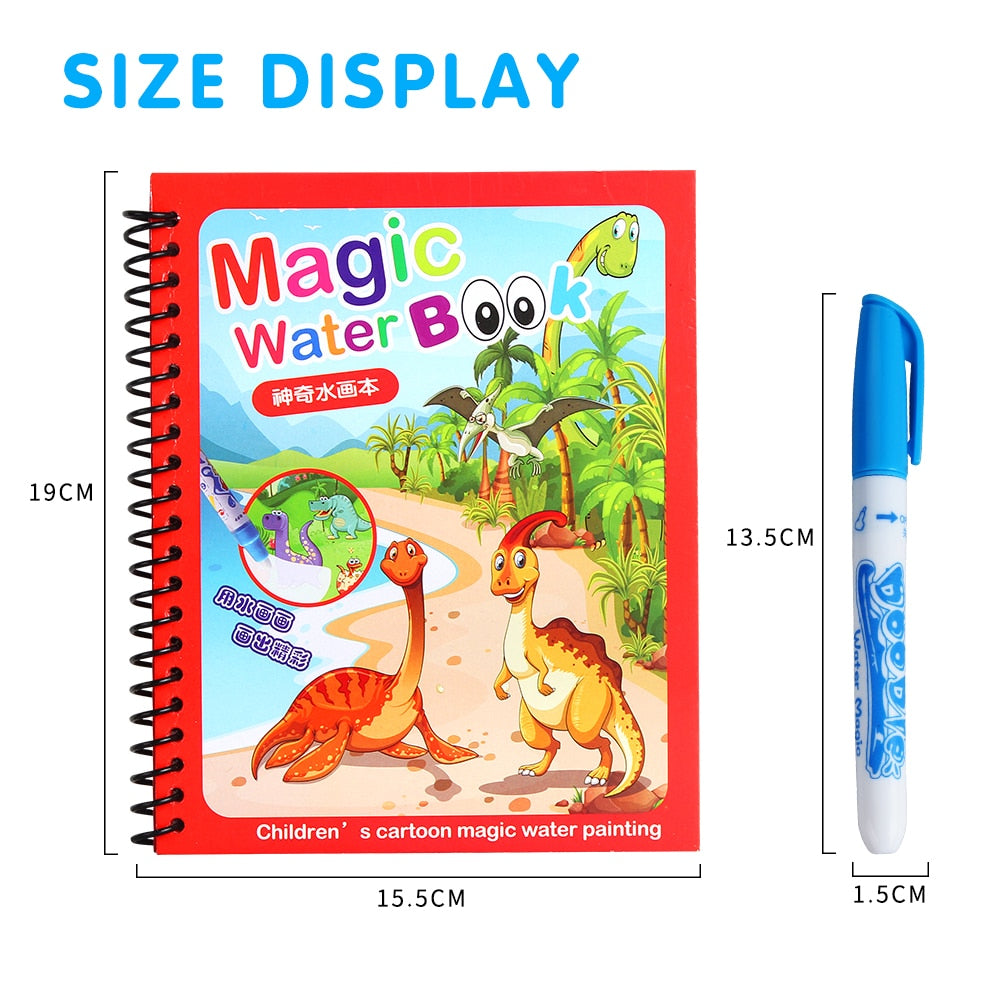 Magic Water Drawing Coloring  Book