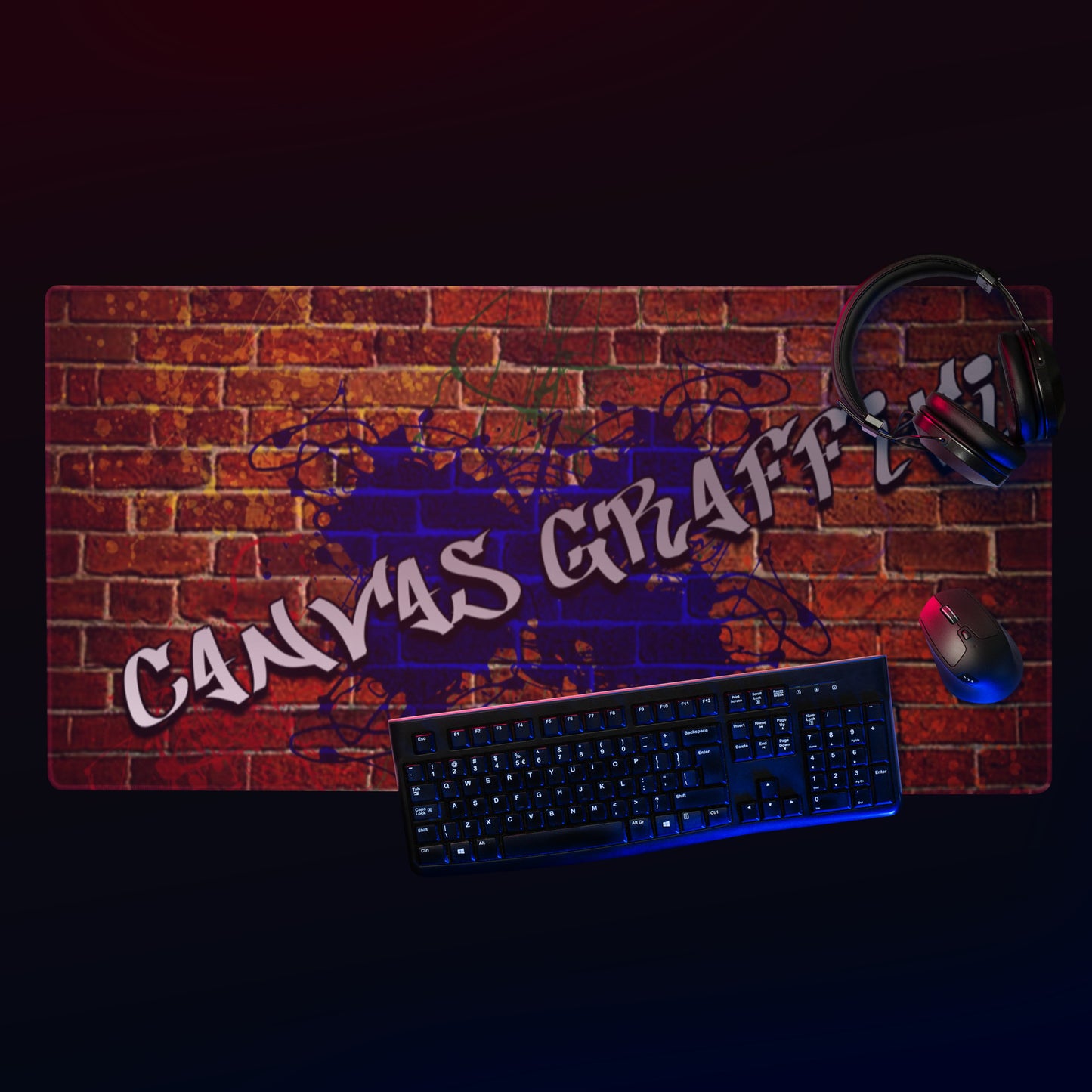 Gaming mouse pad Canvas Graffitti