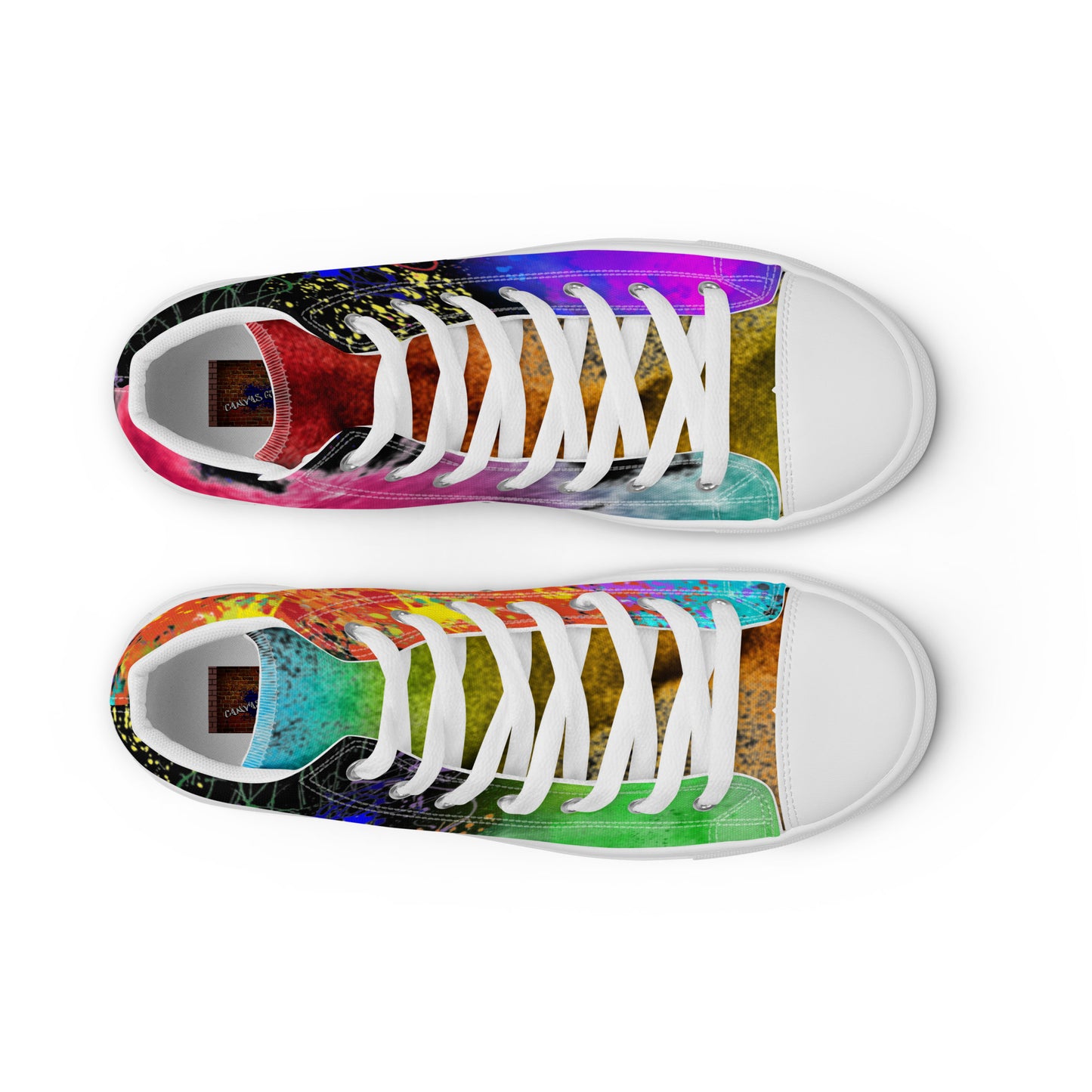 Women’s high top canvas shoes limited addition Canvas Graffitti
